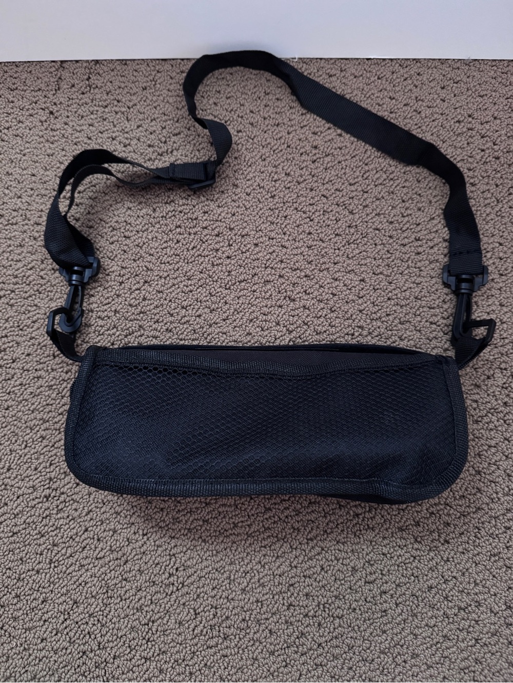Black Crossbody Sling Bag - Collapsible Chair